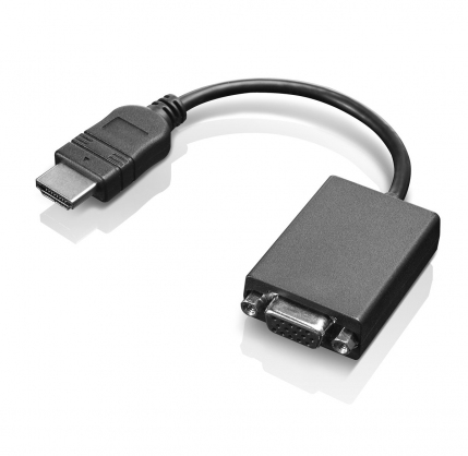 Lenovo HDMI / VGA 0.20 m Black - 0B47069